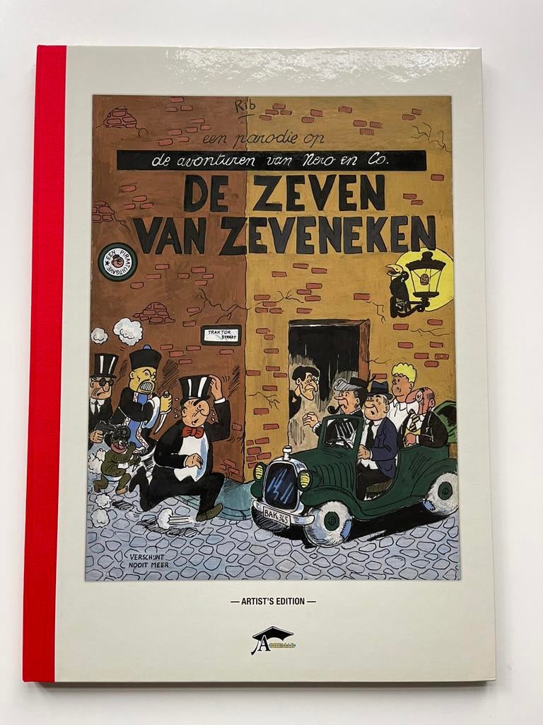 Luxe op 200 ex De zeven van zeveneken nero willy linthout, Boeken, Ophalen of Verzenden