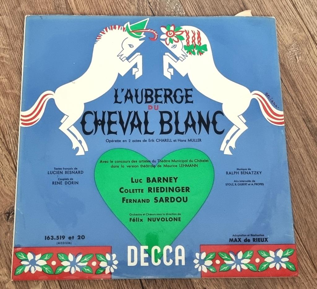 L' Auberge du Cheval Blanc  double vinyls  33 tours, Enlèvement ou Envoi, Comme neuf