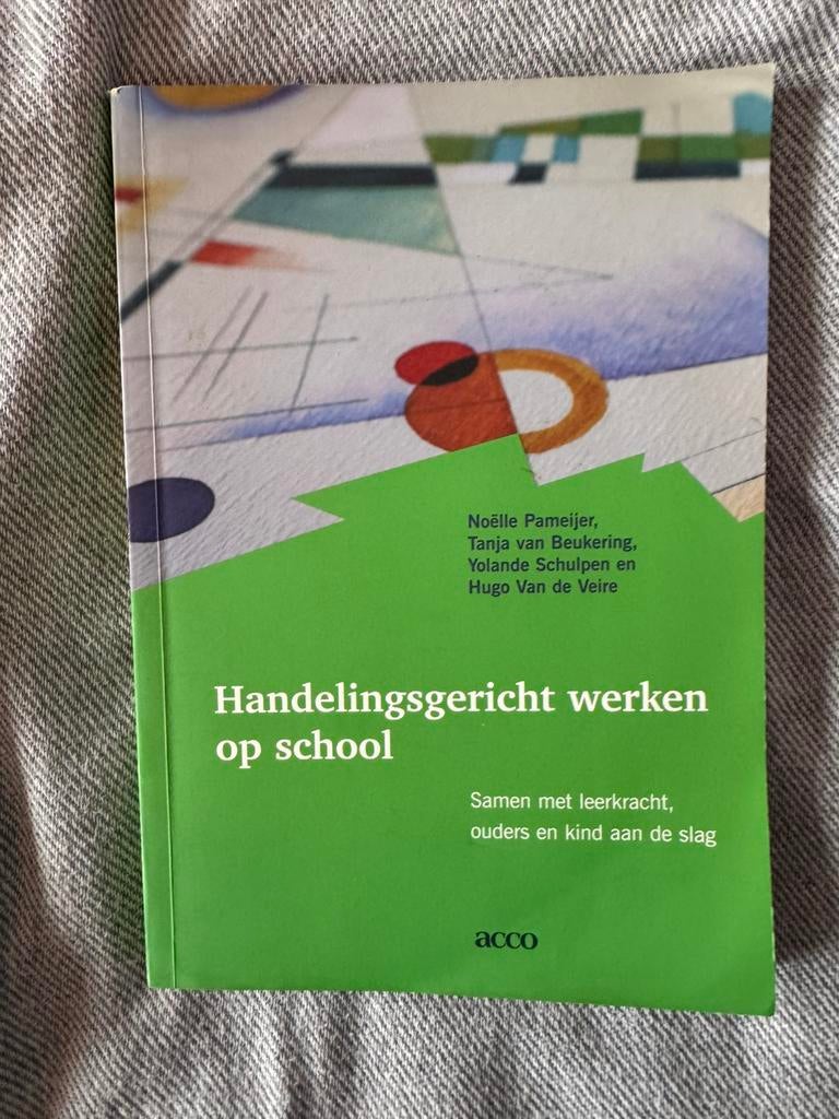 Handelingsgericht werken op school, Boeken, Ophalen, Nieuw, Niet van toepassing, Acco