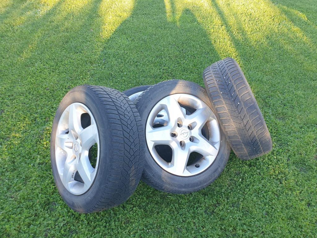OPEL 16 inch wintervelgen en banden, Ophalen, Gebruikt, Velg(en), 16 inch