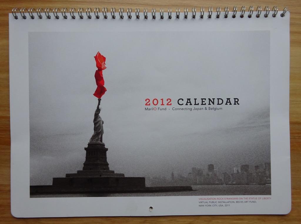 Kalender 2012 - Arne Quinze- 9 prenten, Ophalen of Verzenden, Zo goed als nieuw