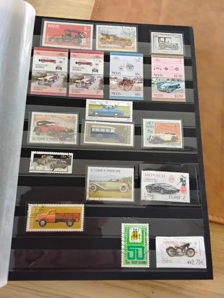 Postzegelalbum auto's, Ophalen of Verzenden