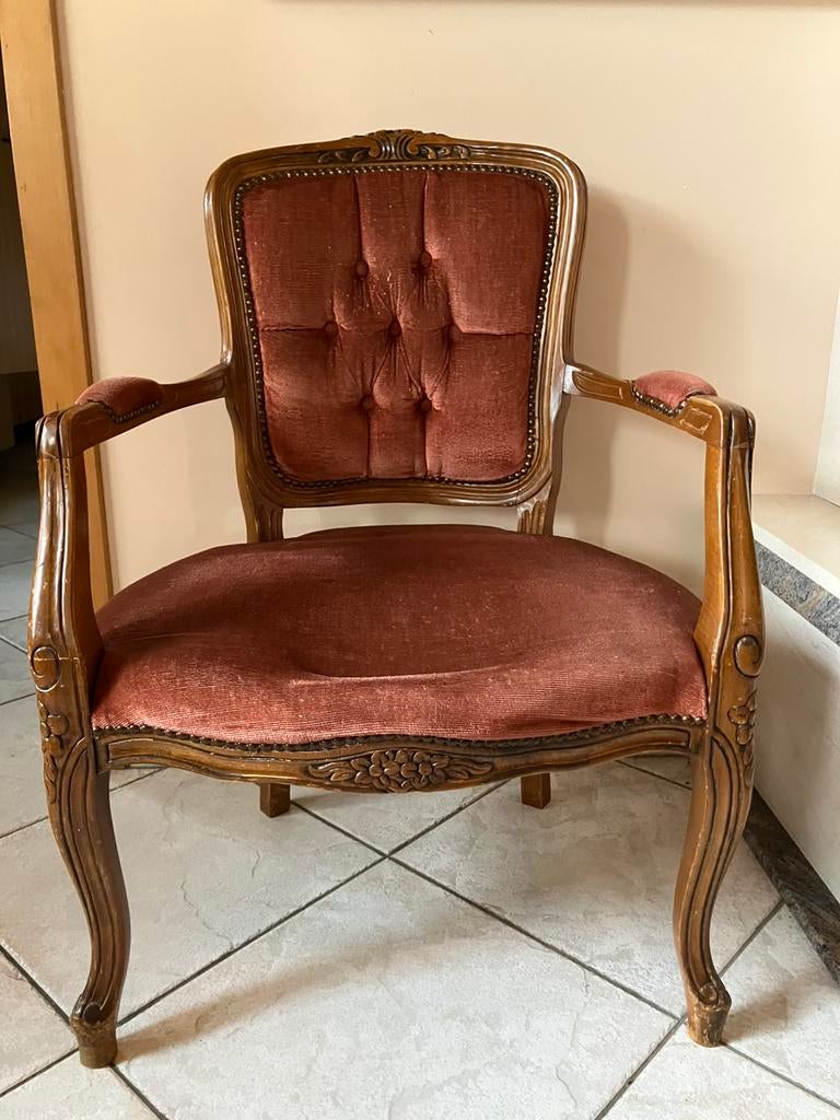 Antieke stoel in Louis XV-stijl, Enlèvement