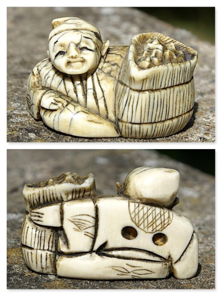 netsuke, Antiquités & Art, Art | Art non-occidental, Enlèvement ou Envoi