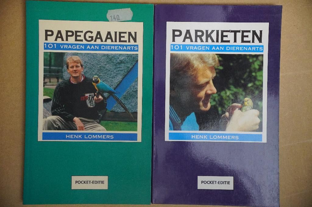 Vogelboek: Papegaaien + Parkieten, Boeken, Ophalen, Zo goed als nieuw, Henk Lommers, Vogels