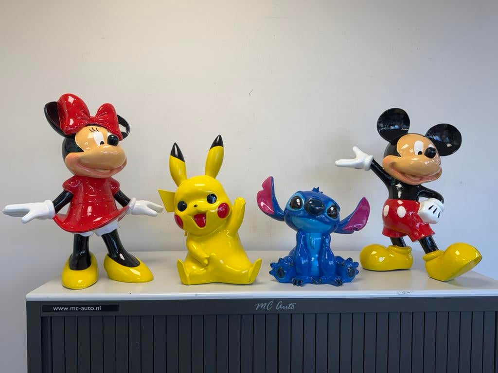 Diverse Disney beelden te koop, Ophalen, Mickey Mouse, Zo goed als nieuw, Beeldje of Figuurtje