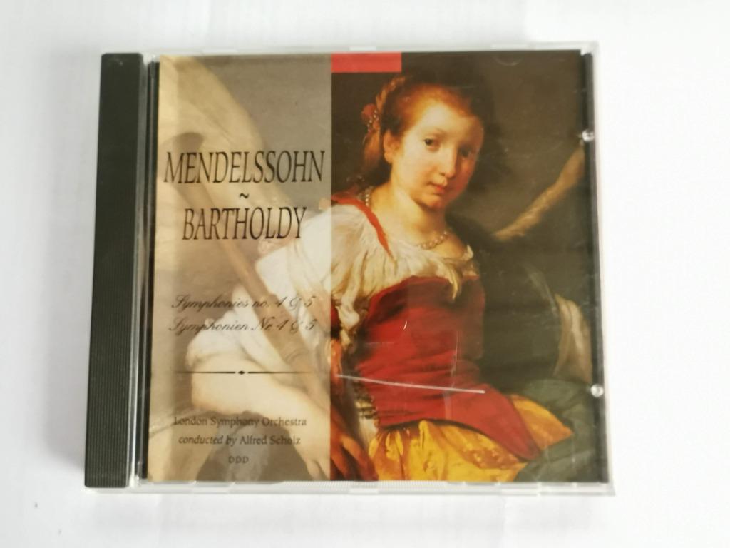 Mendelssohn-Bartholdy Symfonie nr 4 en 5 - Scholz, Cd's en Dvd's, Ophalen of Verzenden, Zo goed als nieuw, Orkest of Ballet