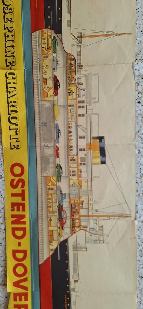 bateau postal princesse Joséphine Charlotte, Collections, Enlèvement ou Envoi, Utilisé