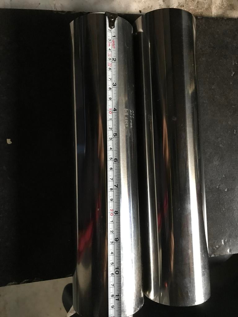 Inox uitlaten, Ophalen, Nieuw