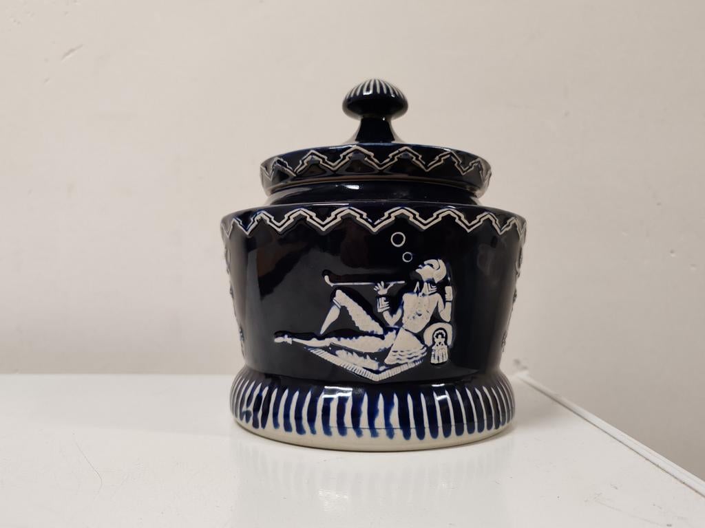 Tabakspot marzy&remy kobalt blauw, Ophalen
