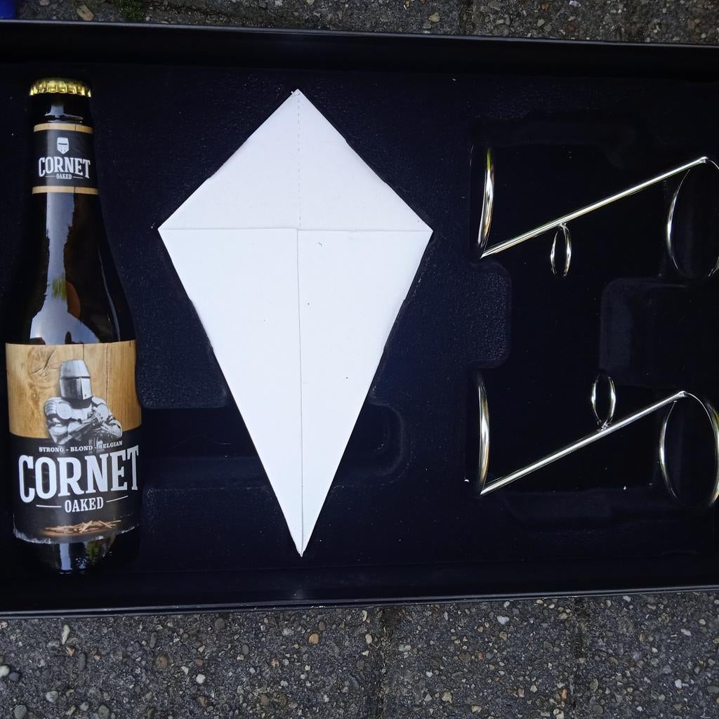 Coffret cadeau, bouteille Cornet, sacs à frites et porte-sac, Enlèvement ou Envoi, Neuf
