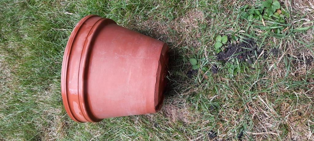 Terra cotta dia 20 h17 cm, Tuin en Terras, Ophalen, Zo goed als nieuw