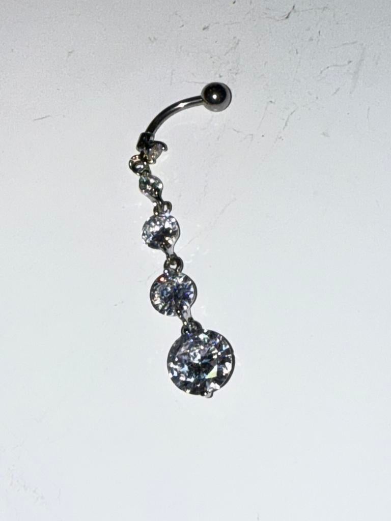 Navelpiercing, Handtassen en Accessoires, Piercings, Ophalen of Verzenden, Zo goed als nieuw, Navelpiercing