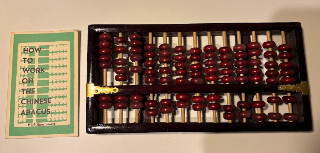 chinese houten abacus, Enlèvement ou Envoi