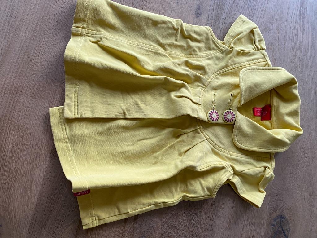 Esprit mini gele t-shirt maat 116 122, Kinderen en Baby's, Kinderkleding | Maat 116, Gebruikt, Meisje, Ophalen of Verzenden, Esprit