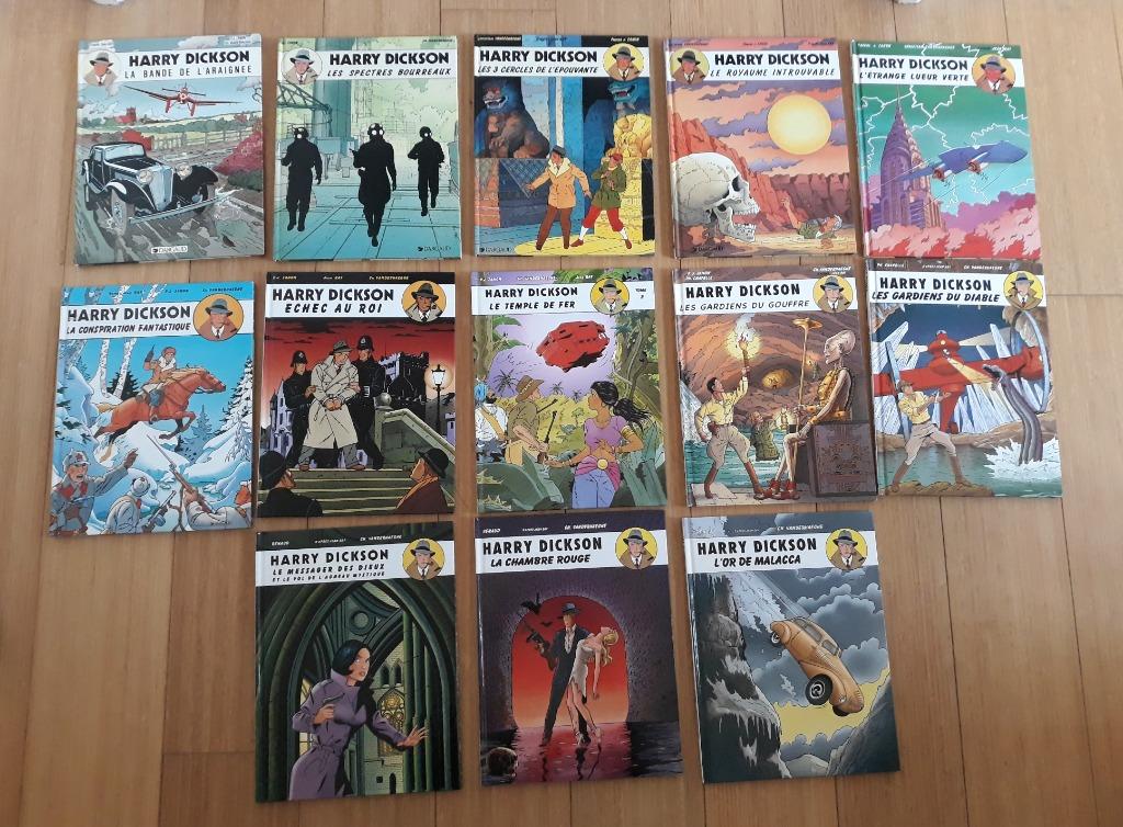 HARRY DICKSON Série compl Art&BD (13 albums) + 6 alb. Soleil, Enlèvement