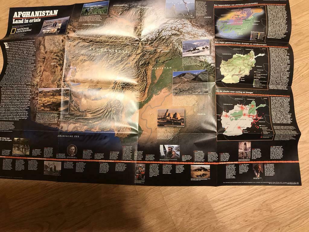 Afghanistan poster, Ophalen of Verzenden, Zo goed als nieuw