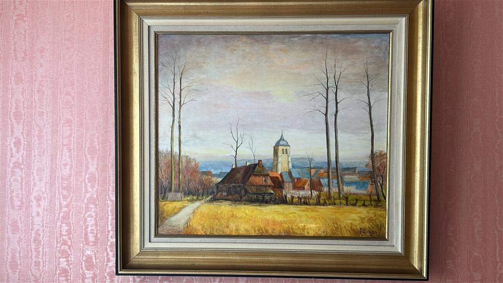 Schilderij van R. Cosijns, Antiek en Kunst, Kunst | Schilderijen | Klassiek, Ophalen