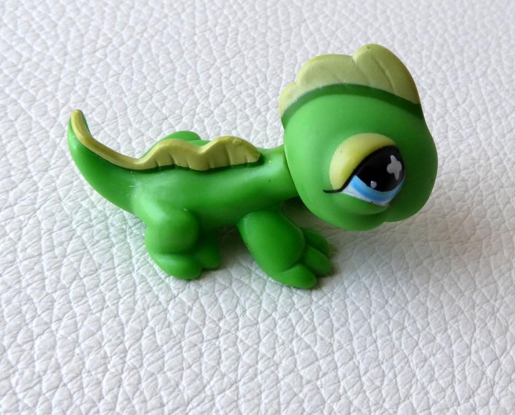 Littlest Pet Shop „Iguana” #651 - Hasbro 2008 - hoogte:4cm, Verzamelen, Ophalen of Verzenden, Gebruikt