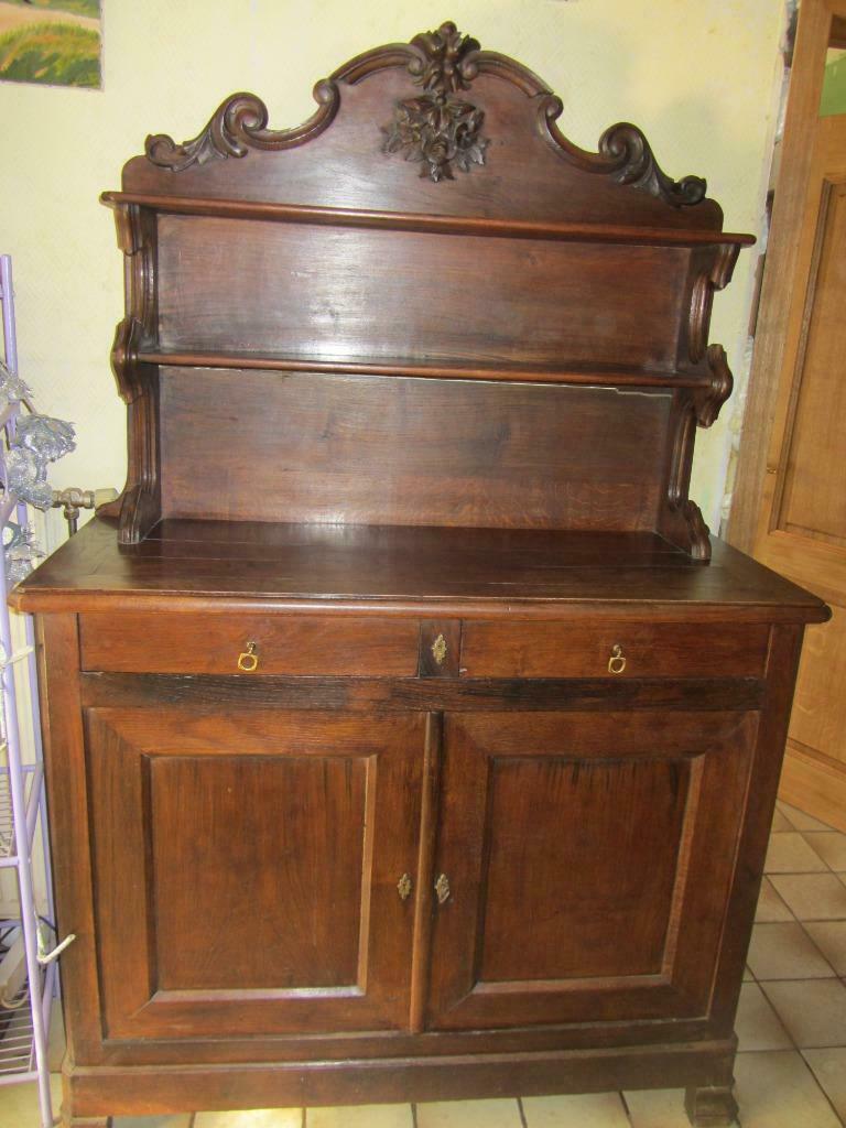 Crédence en chêne - buffet, Enlèvement ou Envoi, Utilisé, Chêne