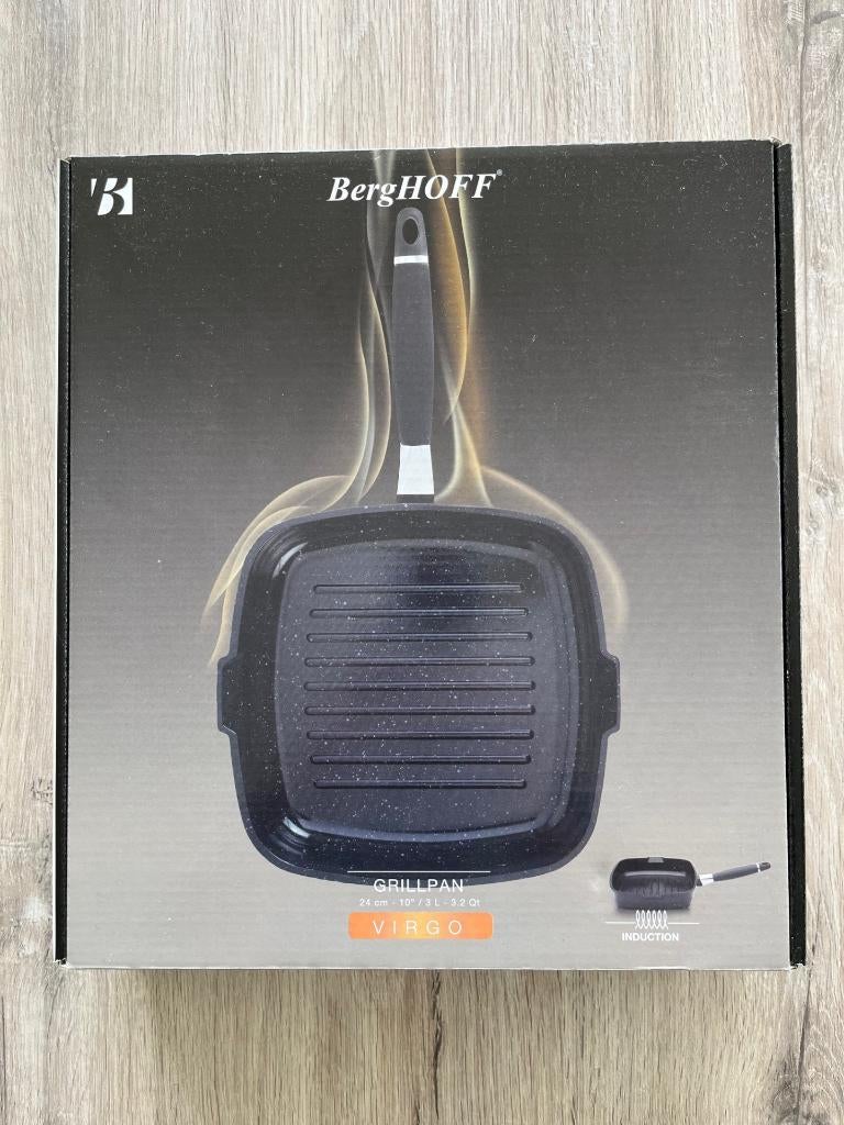 Berghoff Grillpan Virgo 24 cm, Huis en Inrichting, Keuken | Potten en Pannen, Ophalen, Keramische plaat, Koekenpan of Braadpan