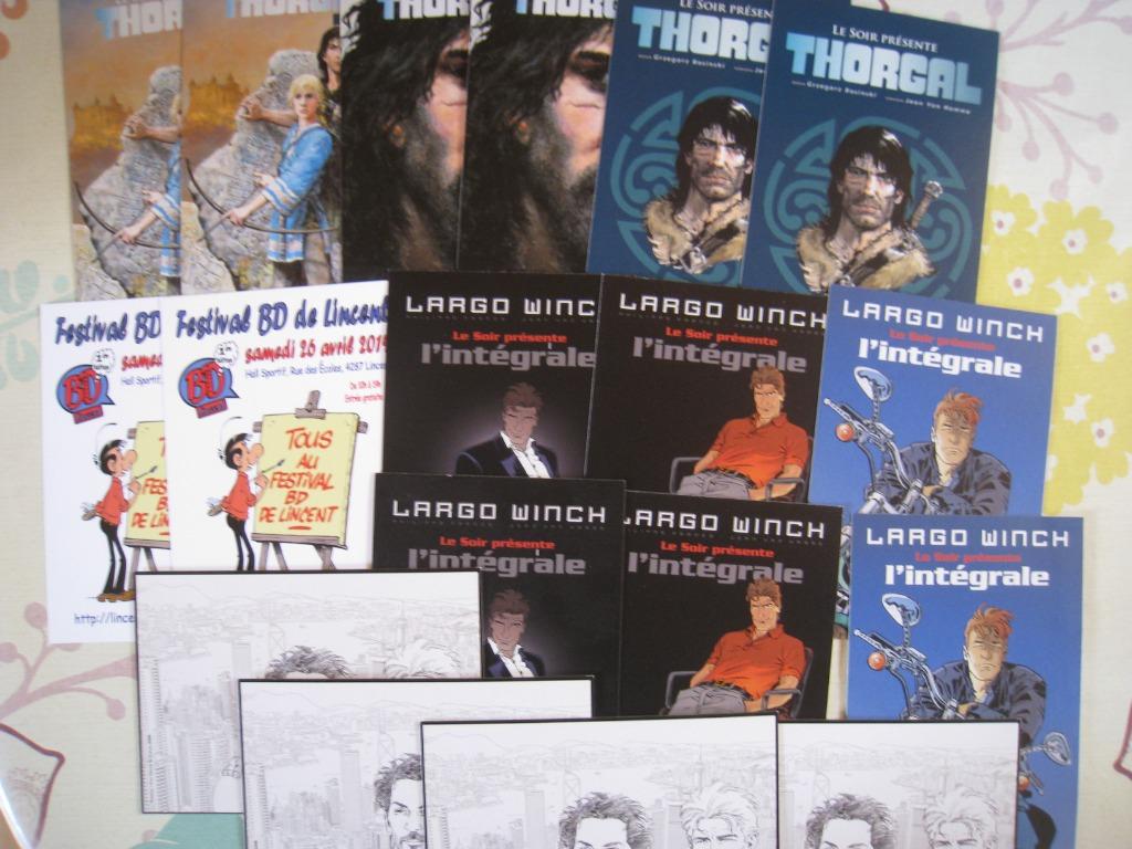 lot de cartes  rosinsky francq largo winch bd hachel, Livres, BD, Neuf, Plusieurs BD, Enlèvement ou Envoi