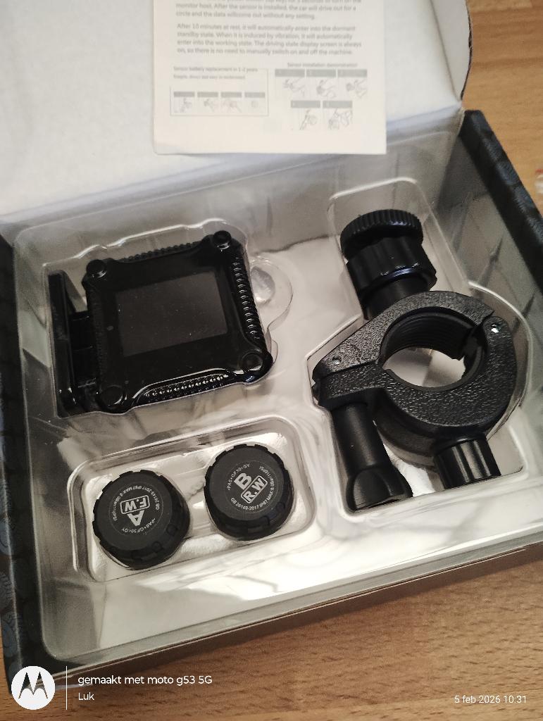 bandendrukmonitor, Motos, Accessoires | Autre, Enlèvement, Comme neuf