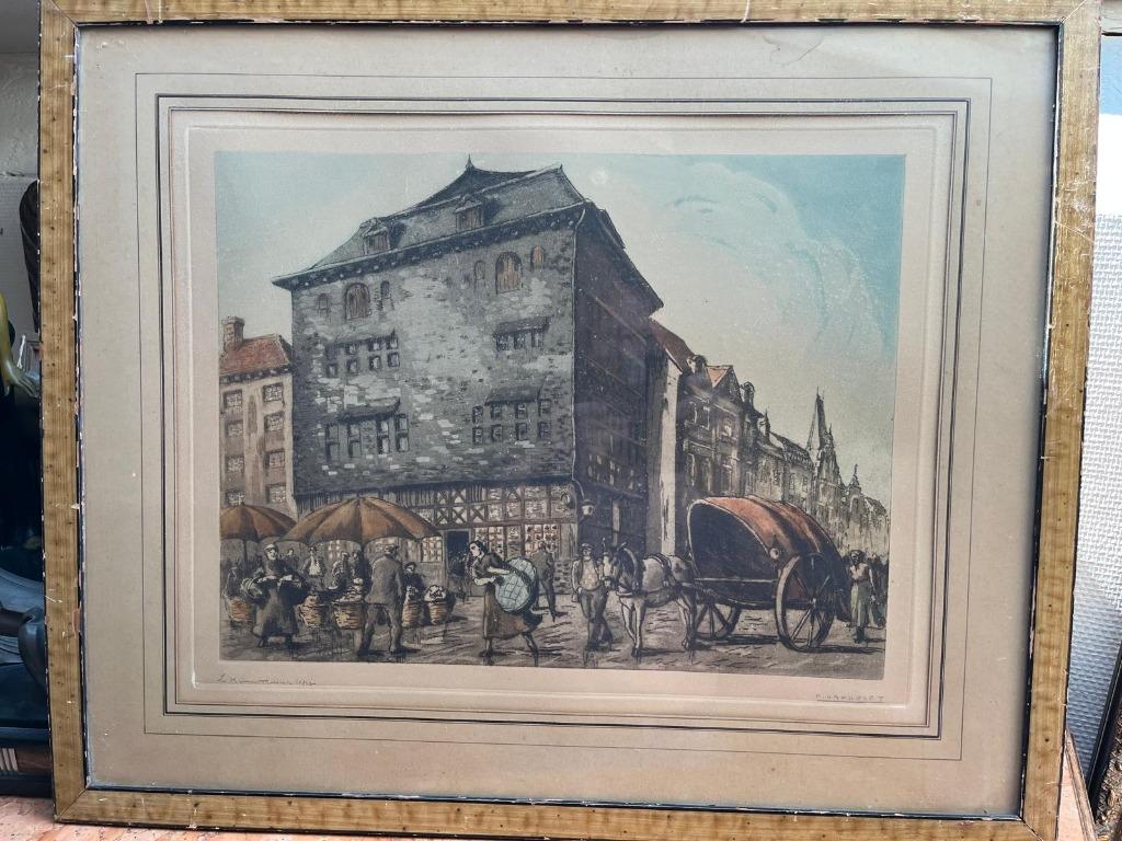 Gravure à l'eau-forte Paul Daxhelet, Enlèvement