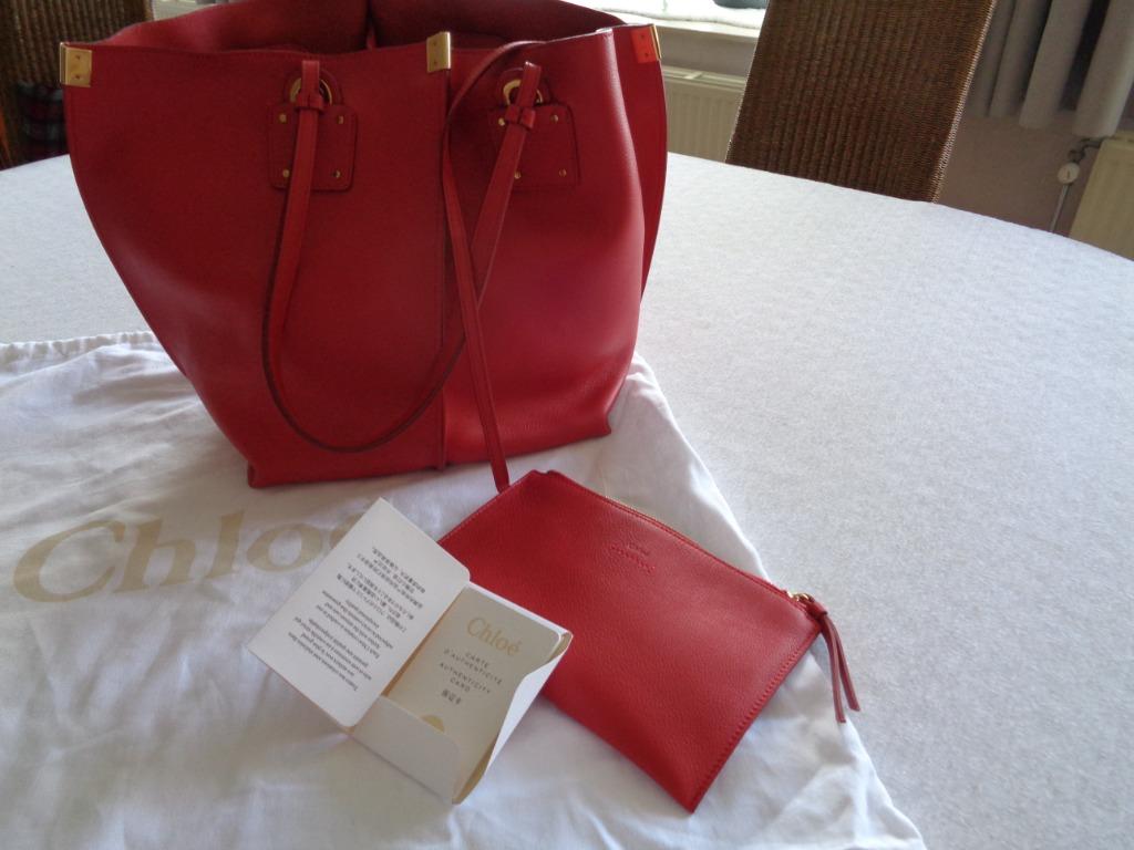 Chloé Handtas, Ophalen of Verzenden, Nieuw, Rood, Handtas