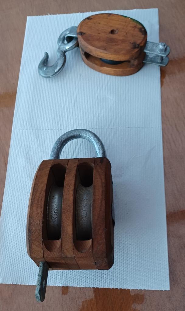 HOUTEN KOORDBLOK, Ophalen of Verzenden, Gebruikt