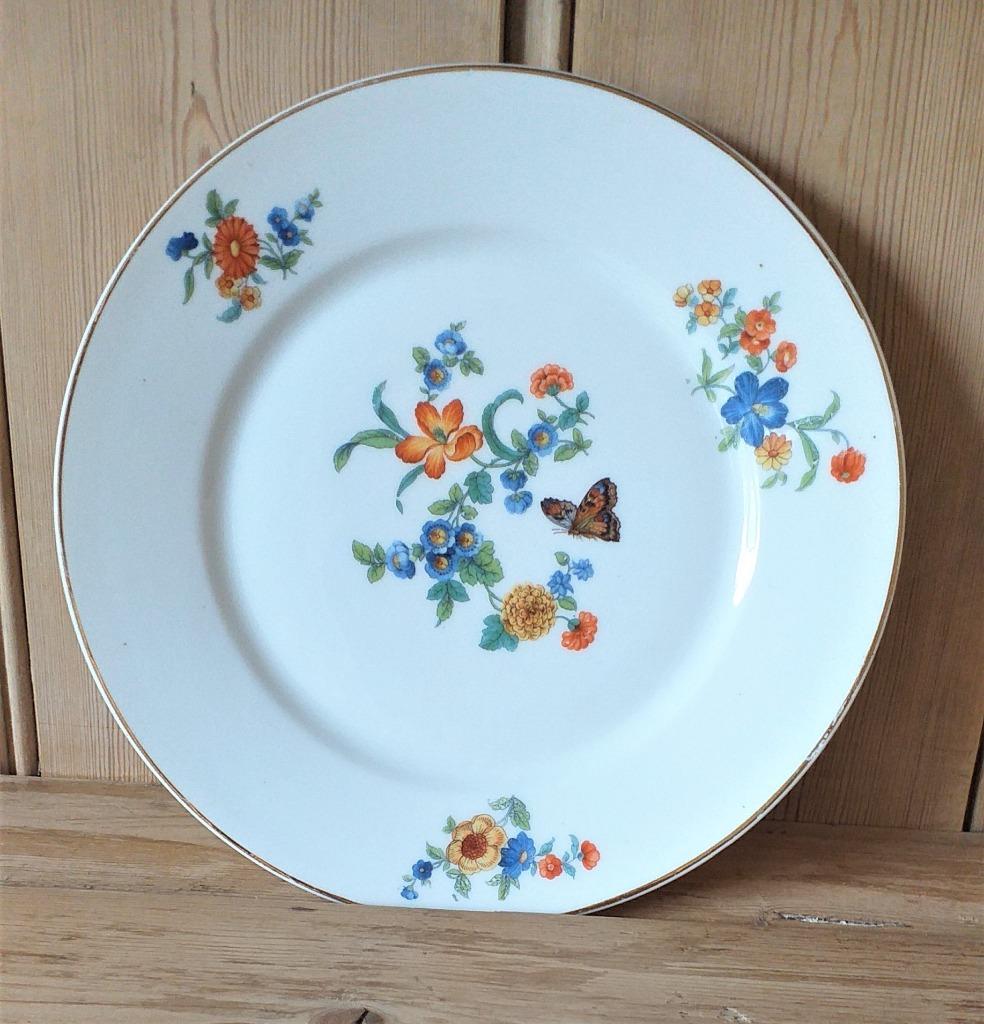 Assiette ancienne en porcelaine de Baudour - Defuisseaux, Antiquités & Art, Enlèvement ou Envoi