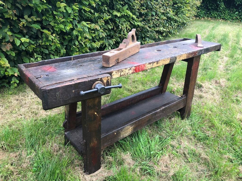 werkbank hout timmermanswerkbank, Antiek en Kunst, Ophalen