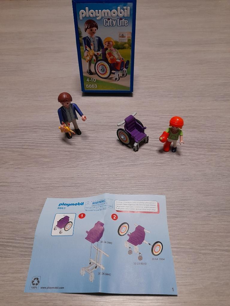 PLAYMOBIL Kind in rolstoel - 6663, Enfants & Bébés, Jouets | Playmobil, Comme neuf, Enlèvement ou Envoi