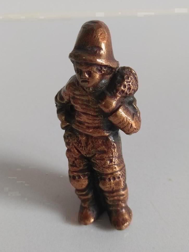 Massief koperen figuur, Ophalen of Verzenden, Brons