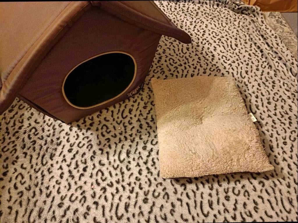 Panier pour chien en forme de maison, Enlèvement, Comme neuf