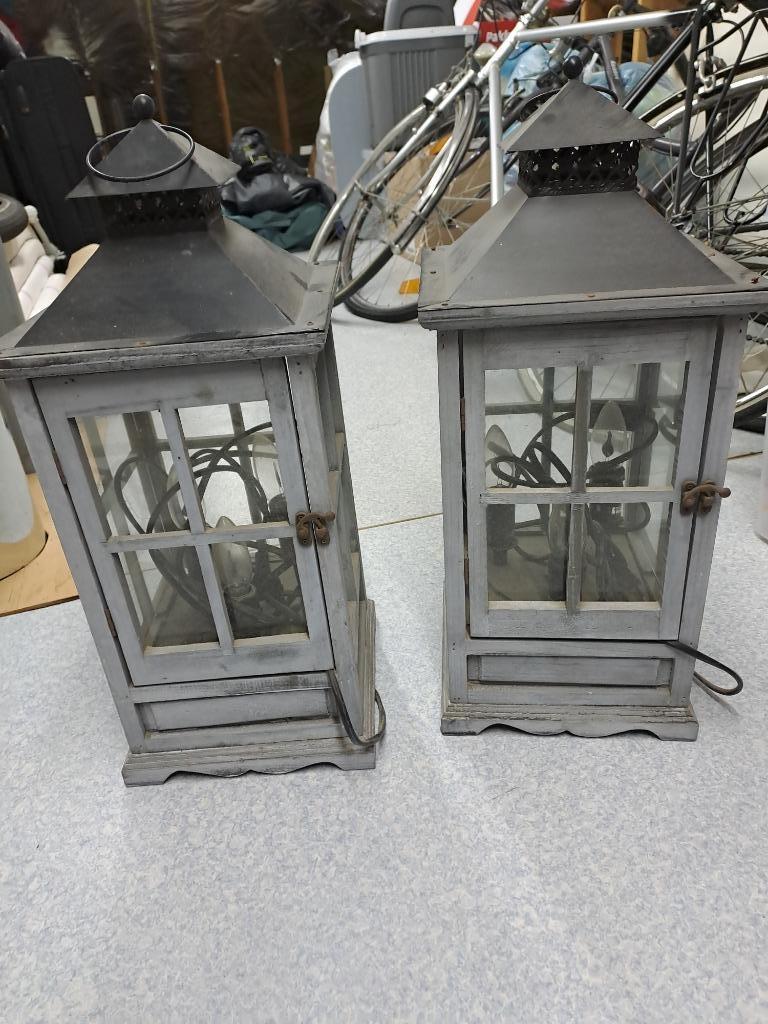 Lampen electrisch., Ophalen of Verzenden, Gebruikt, Glas, Landelijk