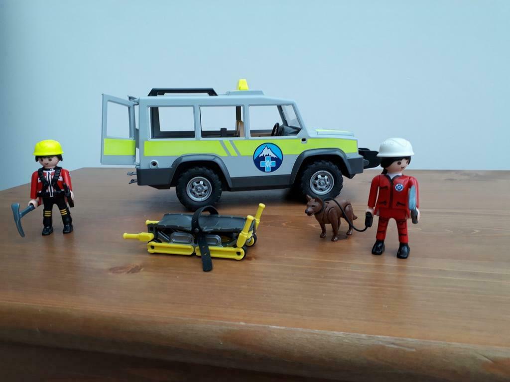 Playmobil secours en montagne, Enlèvement, Utilisé, Playmobil en vrac