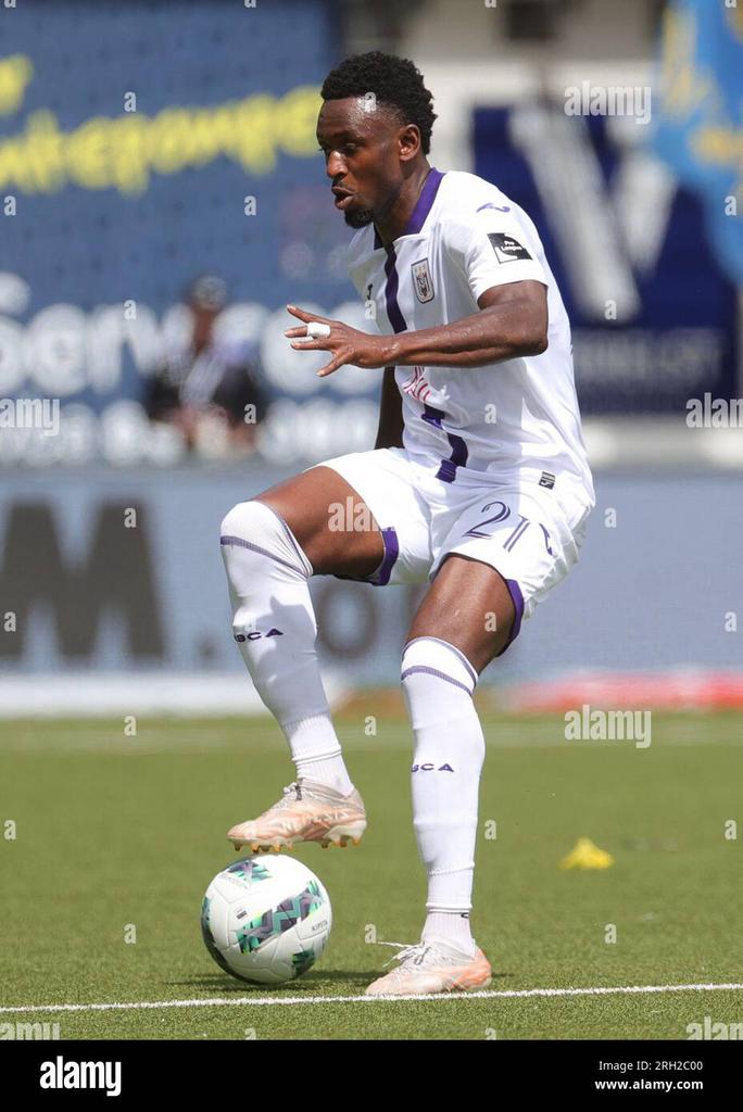 Maillot extérieur porté par le Anderlecht Diawara le 23/24, Envoi, Comme neuf, Maillot