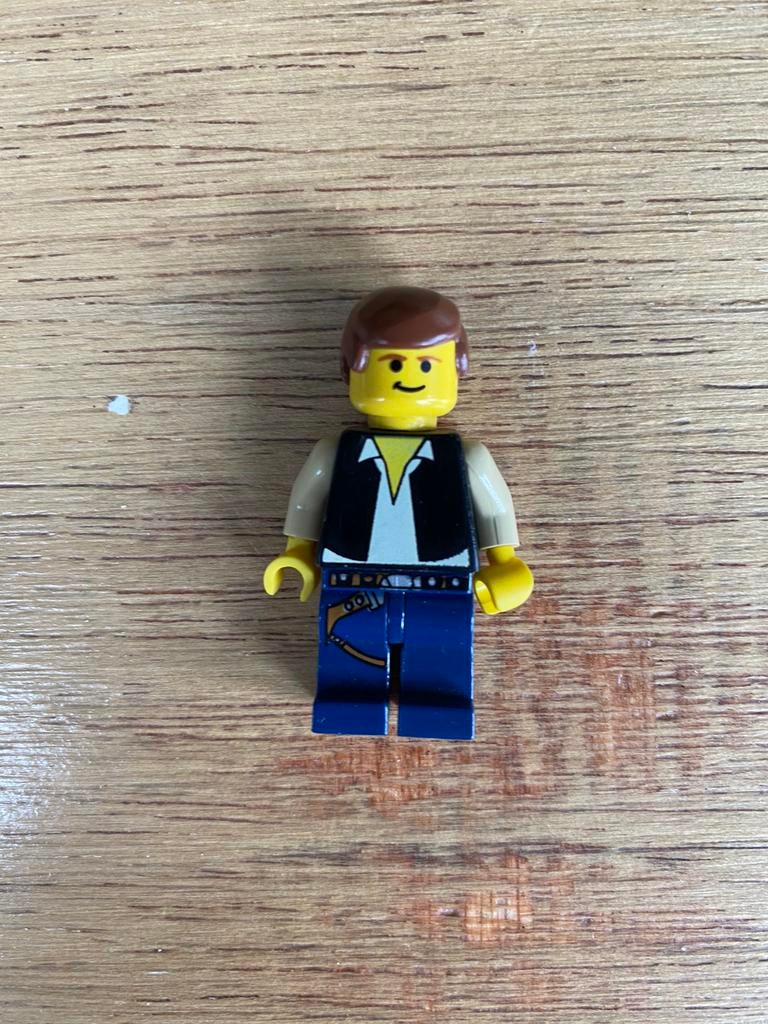 Lego Star Wars minifiguur sw0111 Han Solo, Verzenden, Gebruikt, Losse stenen, Lego