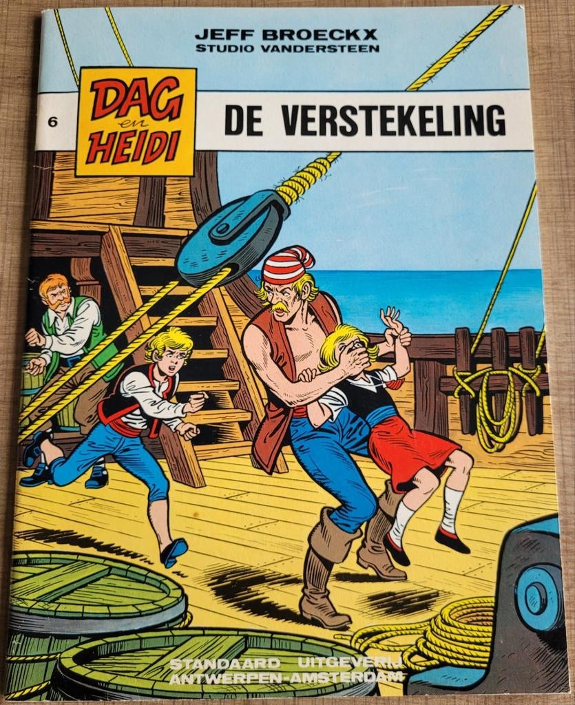 Dag en Heidi: De verstekeling (Jeff Broeckx), Boeken, Gelezen, Eén stripboek, Ophalen of Verzenden, Jeff Broeckx