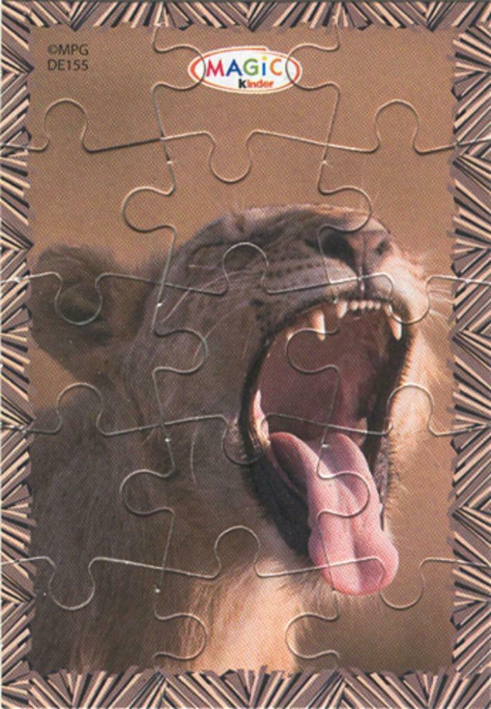 Puzzle animaux DE155 + Bpz, Enlèvement ou Envoi, Neuf, Autres types