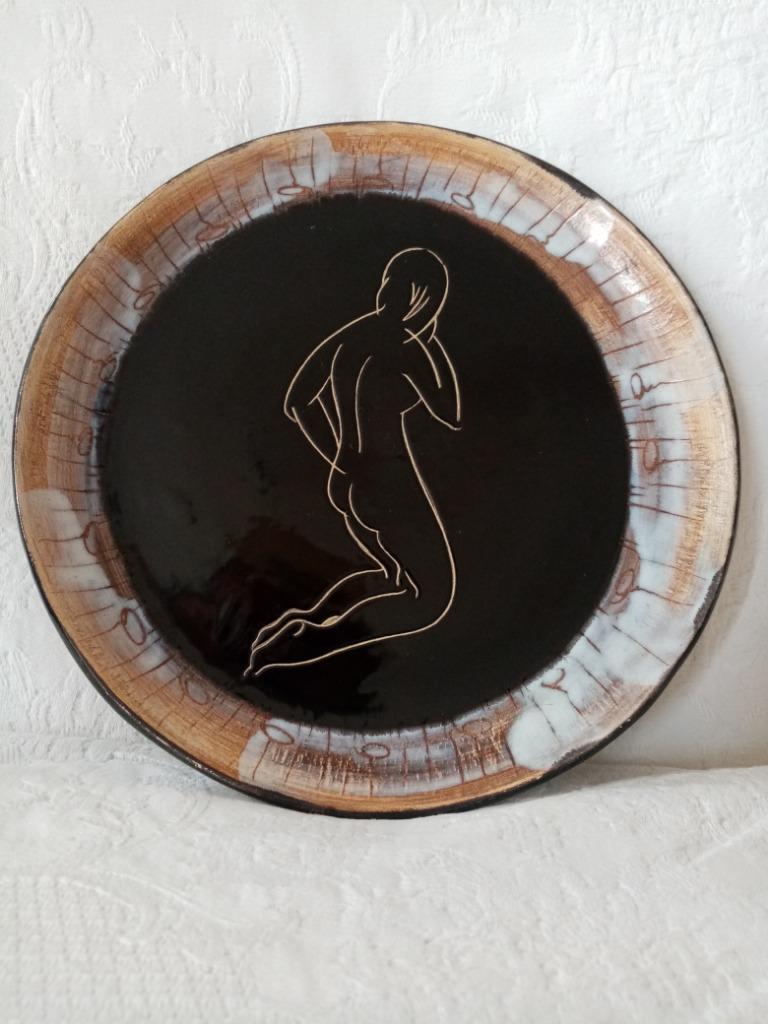 Bord Armida keramiek Vallauris Atelier Cerenne 1950, Ophalen of Verzenden