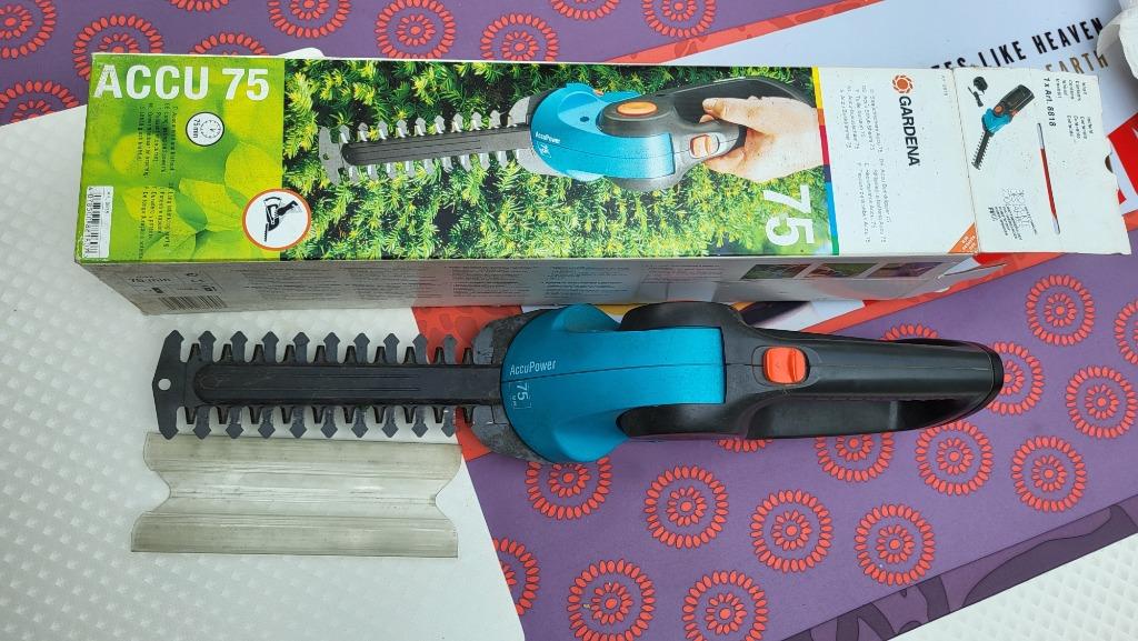Accu haagschaar Gardena voor buxus, Enlèvement, Utilisé, Batterie, Gardena
