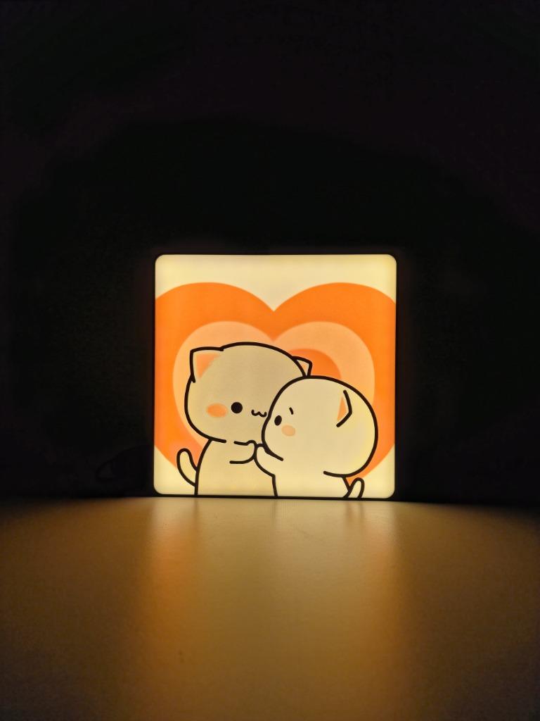 Goma and Peach LED lamp / lightbox, Led-lamp, Minder dan 30 watt, Verzenden, Overige fittingen