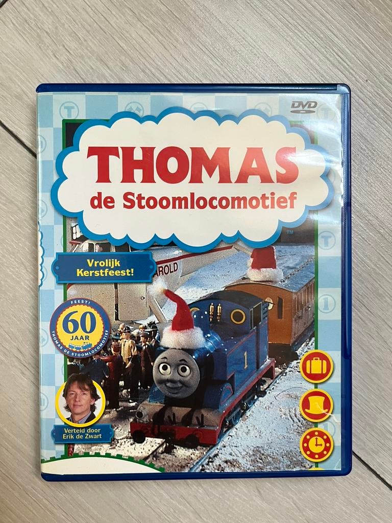 DVD - Thomas de stoomlocomotief - vrolijk kerstfeest, Ophalen of Verzenden, Zo goed als nieuw