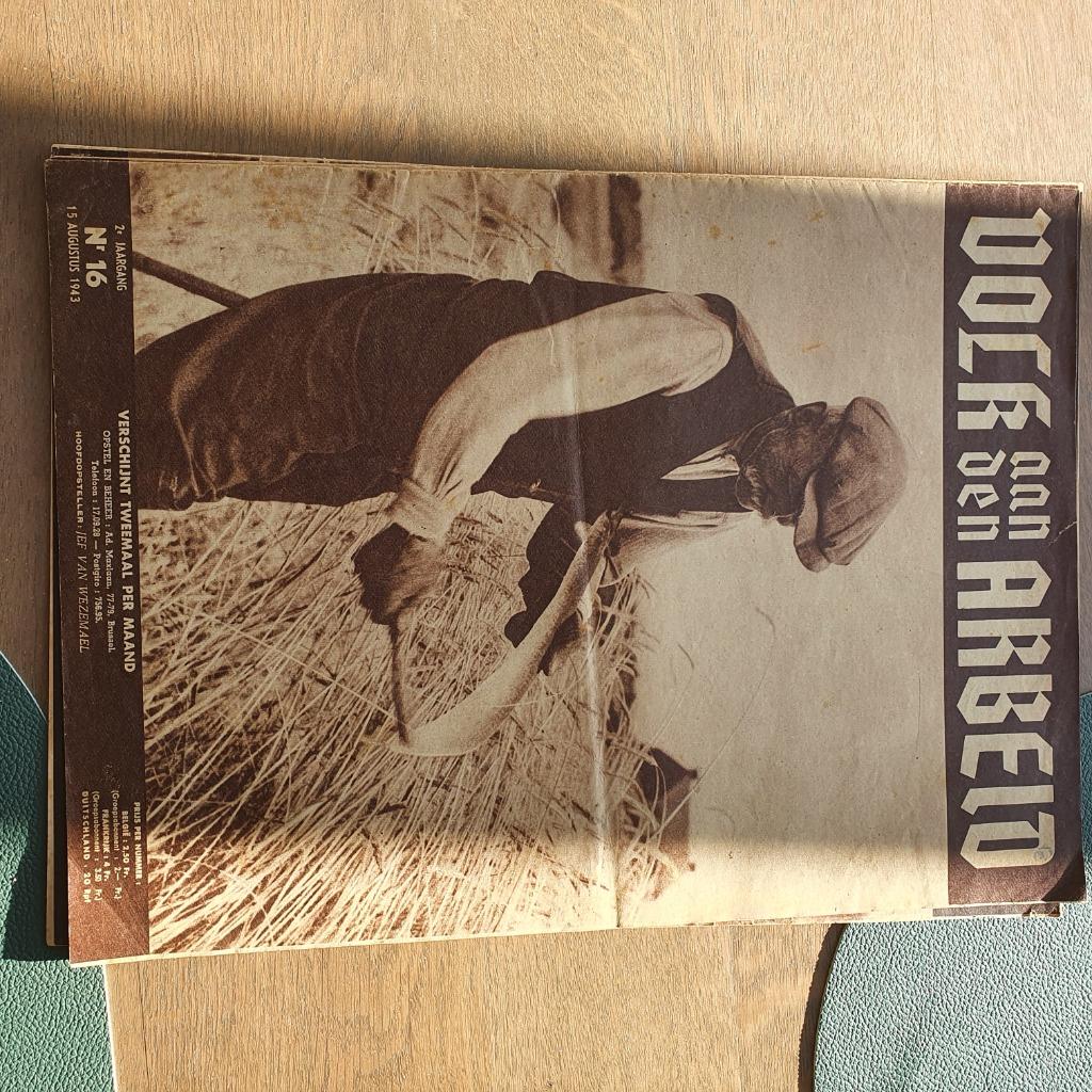Volk aan den Arbeid - oorlog - collaboratie, Boeken, Oorlog en Militair, Tweede Wereldoorlog, Diverse auteurs, Ophalen of Verzenden