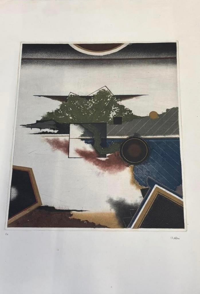 Originele Litho - Tuvia Beeri, Ophalen of Verzenden