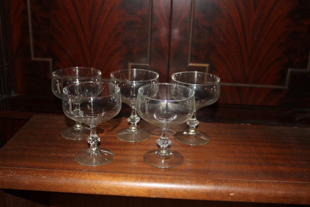coupes geslepen voet, Ophalen, Gebruikt, Glas
