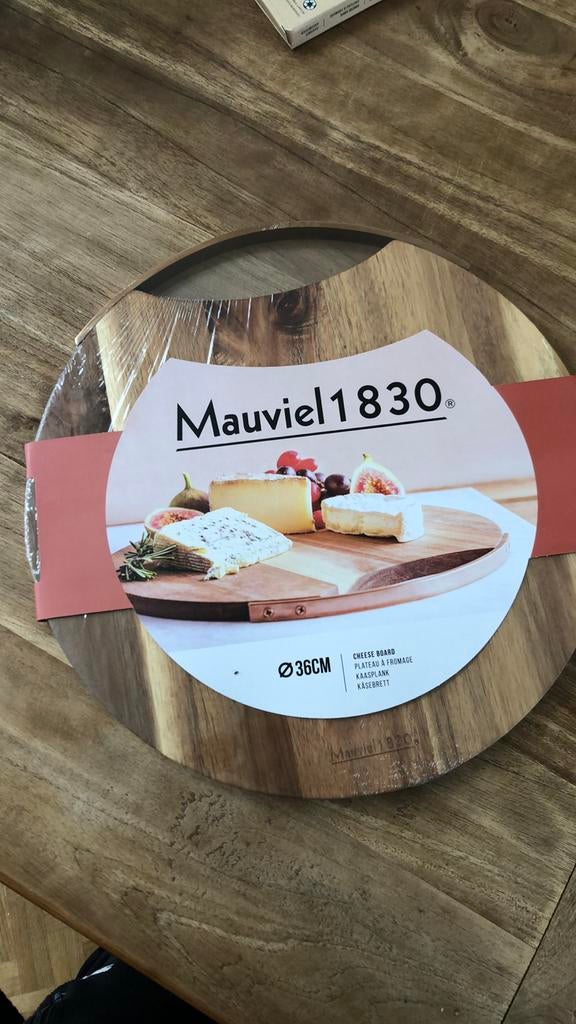 Kaasplank Mauviel 1830 ACACIAHOUT, Ophalen, Nieuw