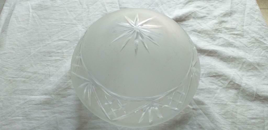 Globe en cristal pour suspension, Enlèvement ou Envoi, Utilisé, Verre, Art deco